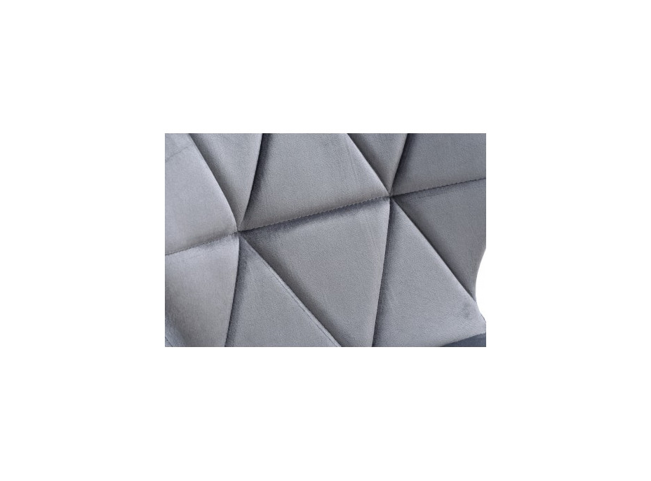 Grafitové designové kresielko MURET VELVET DSW