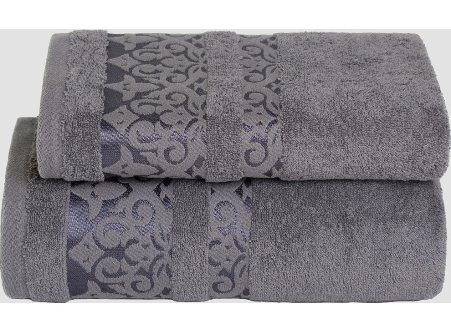 Bavlnený uterák AUTUMN III - 70x140 cm - 500g/m2 - tmavo šedý
