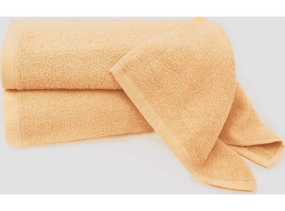 Bavlnený uterák MELA - 50x100 cm - 500g/m2 - béžový