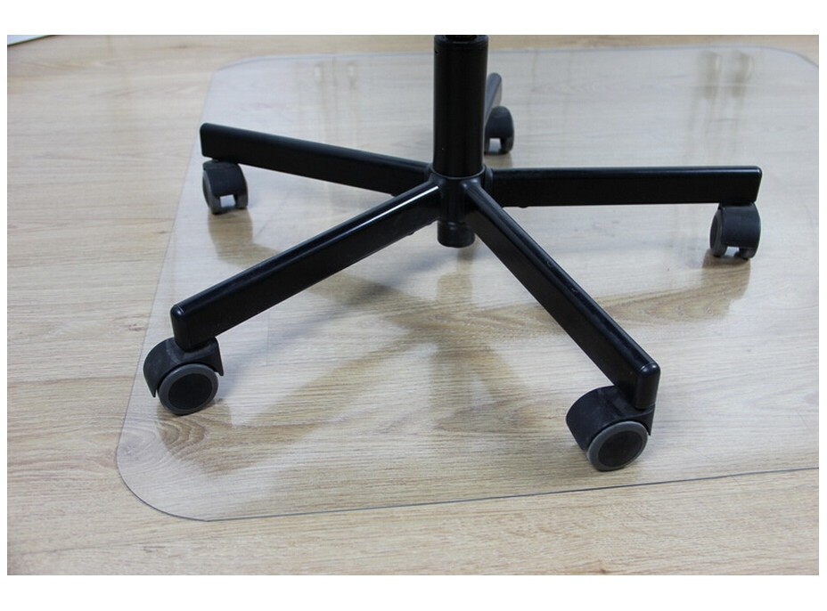 Ochranná podložka pod stoličku 100 x 70 cm - priehľadná