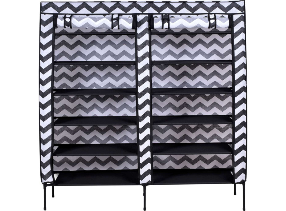 Textilný botník GABI - zebra