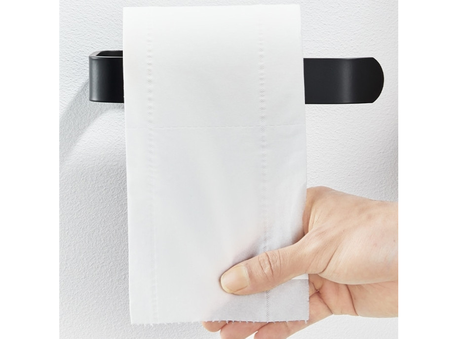 Držiak toaletného papiera NARIM - čierny