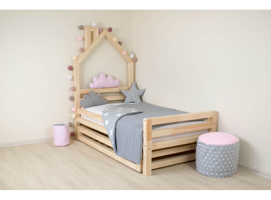 Detská dizajnová posteľ 160x80 cm DOMČEK 2