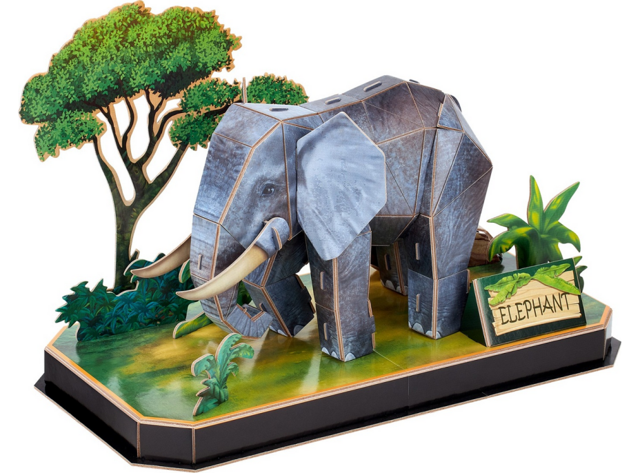 CUBICFUN 3D puzzle Slon 42 dielikov