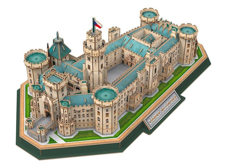 CUBICFUN 3D puzzle Zámok Hlboká 158 dielikov