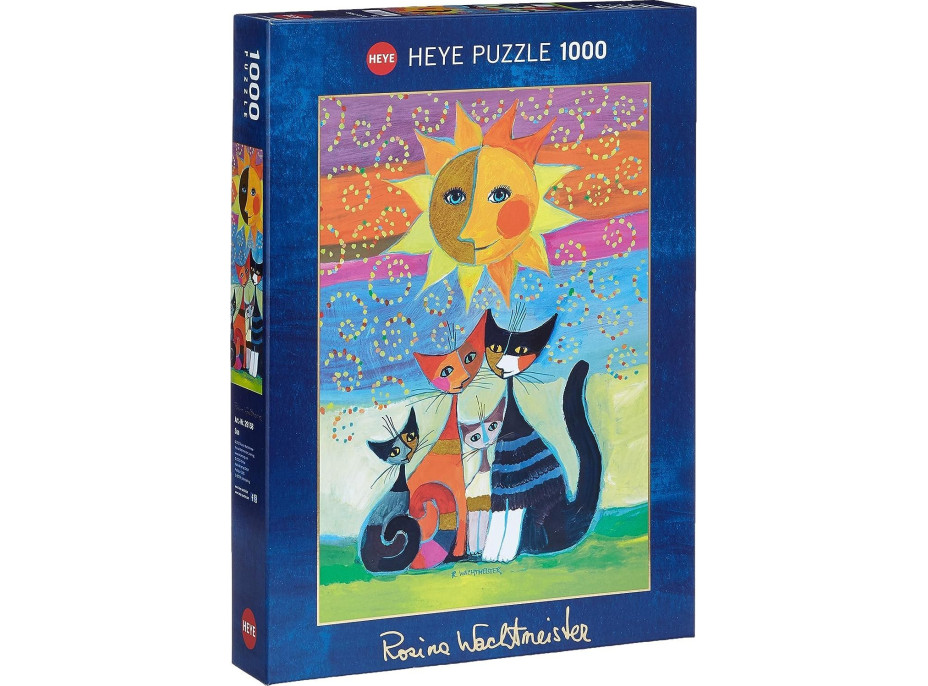 HEYE Metalické puzzle Slnko 1000 dielikov