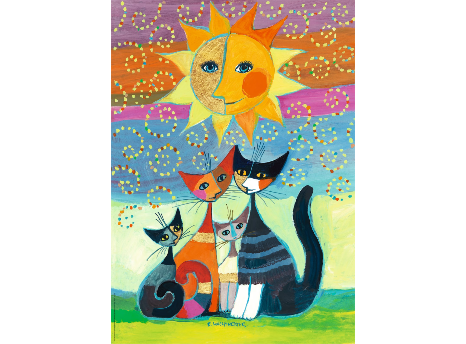 HEYE Metalické puzzle Slnko 1000 dielikov