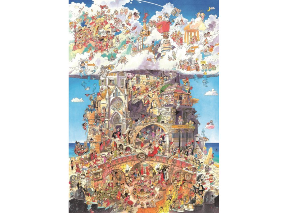 HEYE Puzzle Nebo a peklo 1500 dielikov