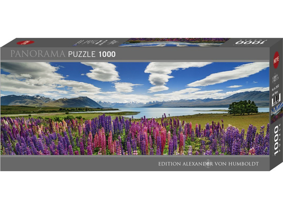 HEYE Panoramatické puzzle Jazero Tekapo, Nový Zéland 1000 dielikov