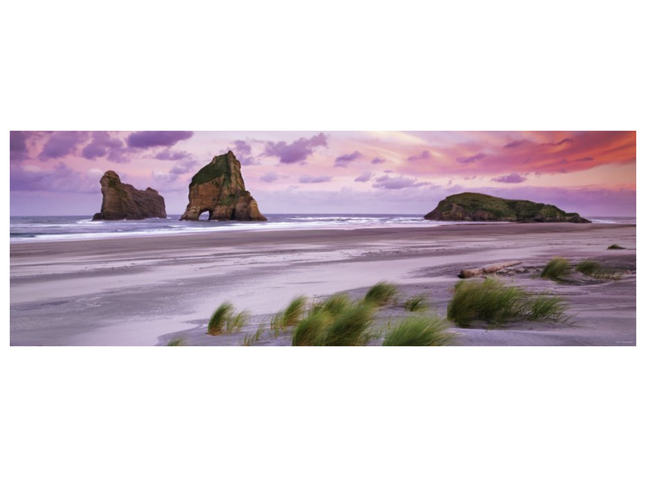 HEYE Panoramatické puzzle Pláž Wharariki 1000 dielikov