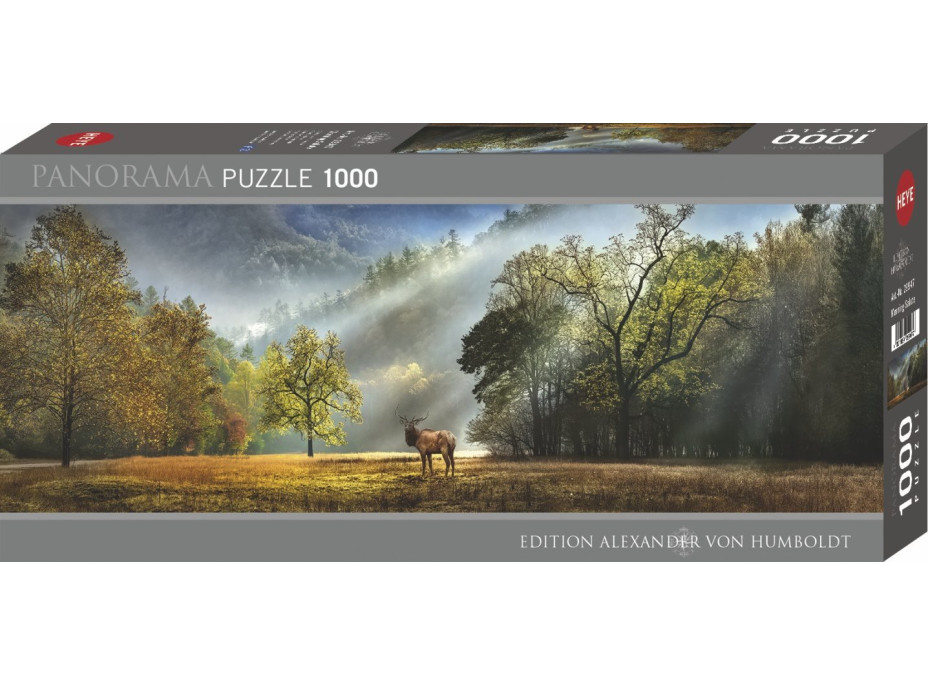 HEYE Panoramatické puzzle Ranné pozdravenie 1000 dielikov