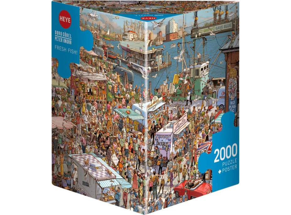 HEYE Puzzle Čerstvé ryby! 2000 dielikov