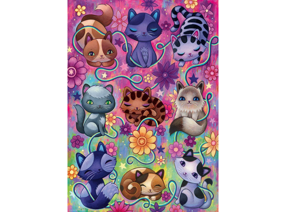 HEYE Puzzle Dreaming: Mačiatka 1000 dielikov