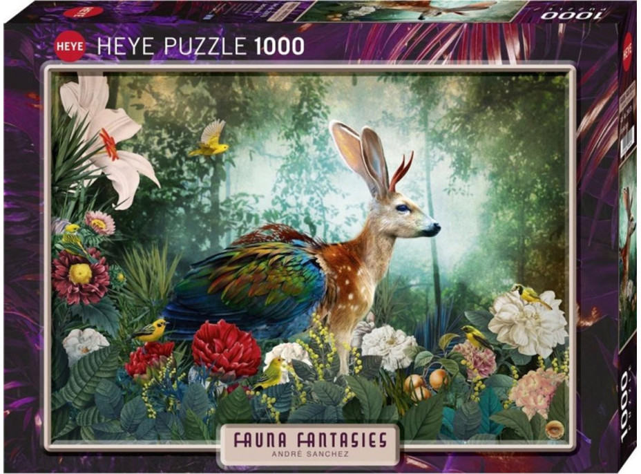 HEYE Puzzle Fauna Fantasies: Zajdalen 1000 dielikov