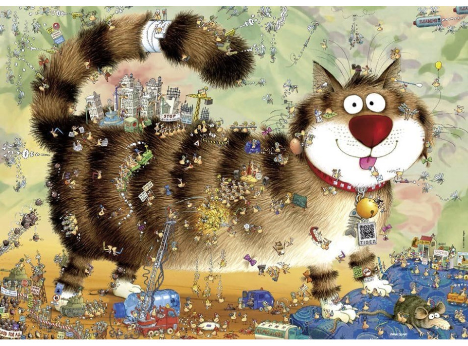 HEYE Puzzle Mačacie život 1000 dielikov
