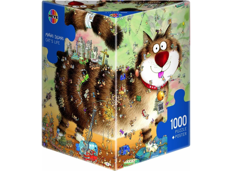 HEYE Puzzle Mačacie život 1000 dielikov