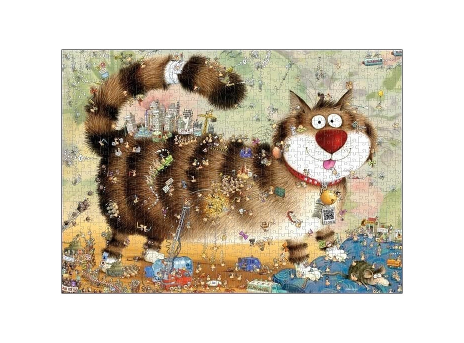 HEYE Puzzle Mačacie život 1000 dielikov