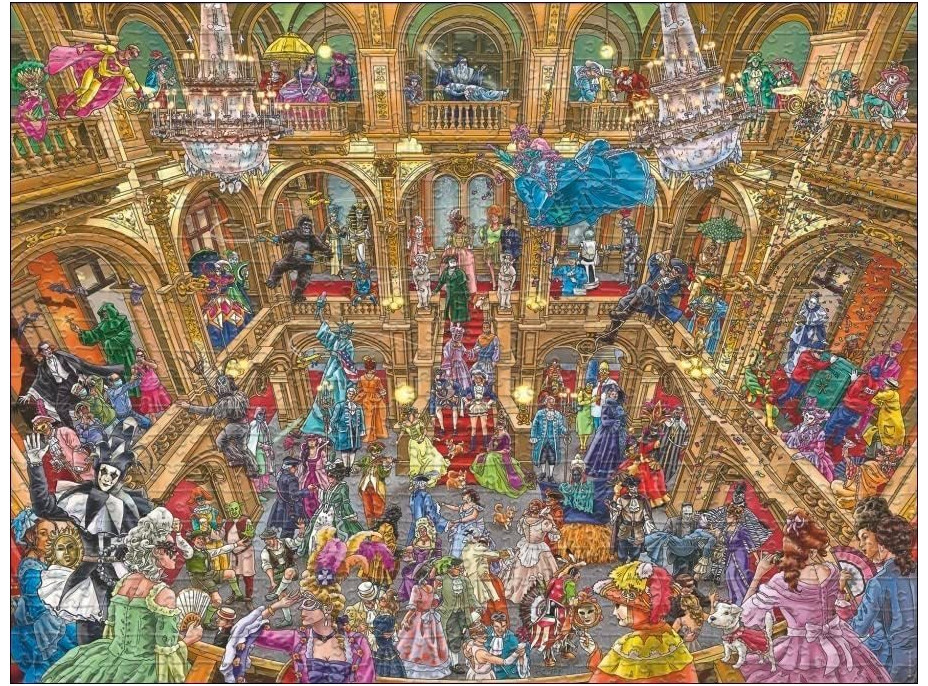 HEYE Puzzle Ples v maskách 1500 dielikov