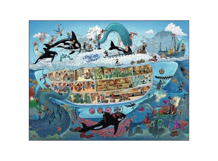 HEYE Puzzle Zábava v ponorke 1500 dielikov