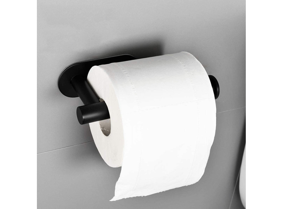 Držiak na toaletný papier DERES - čierny