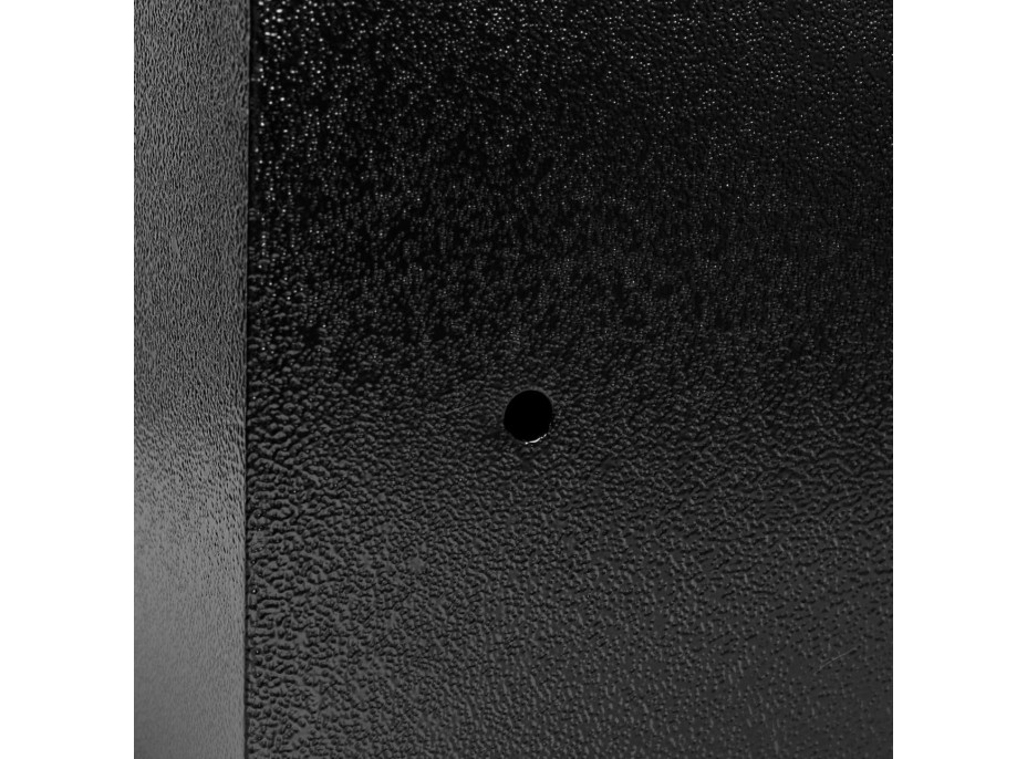 Kovový čierny trezor so zámkom na kľúč SICURO