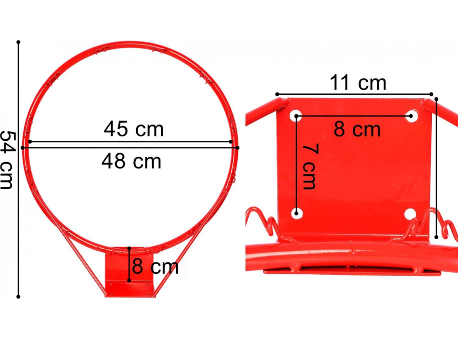 Basketbalový kôš TOSSER 45 cm