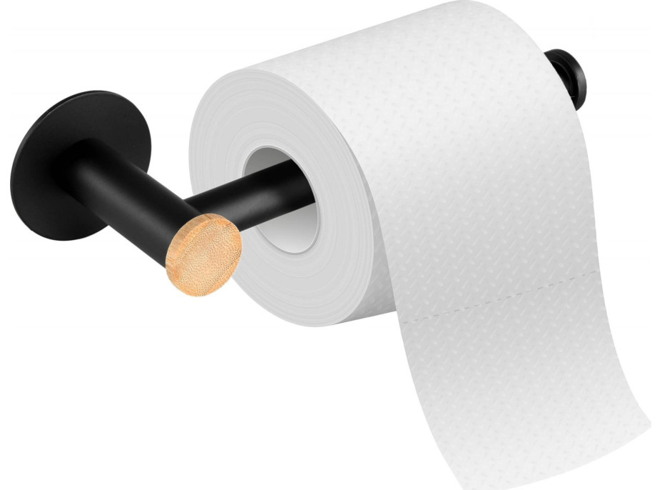 Držiak na toaletný papier DINAR - čierny