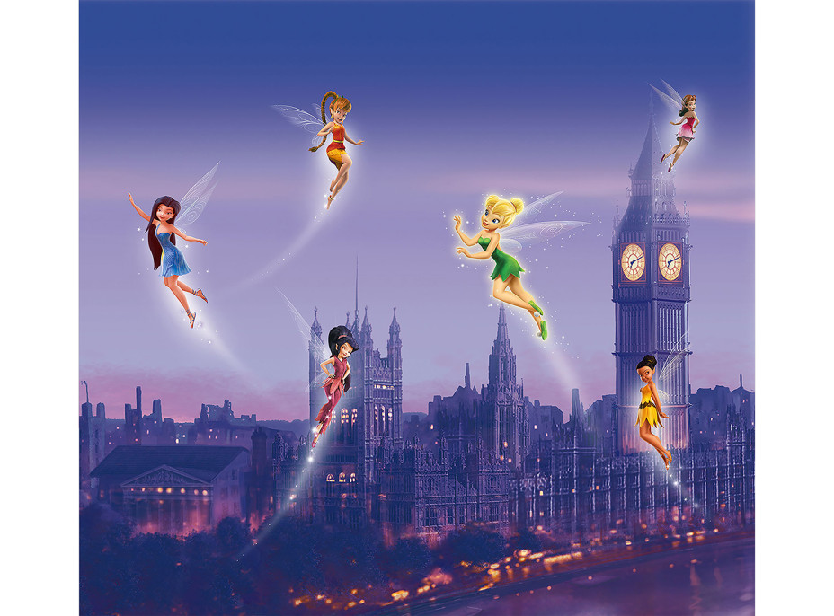 Detský záves DISNEY - Víly - 180x160 cm
