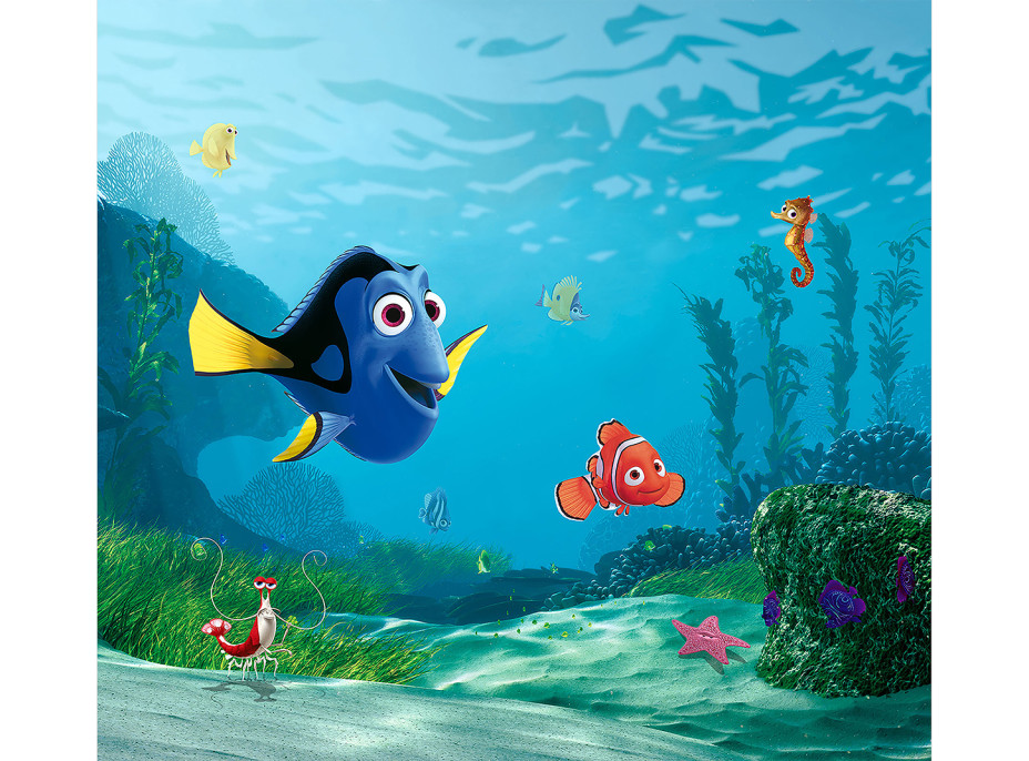 Detský záves DISNEY - Nemo a Dory - 180x160 cm