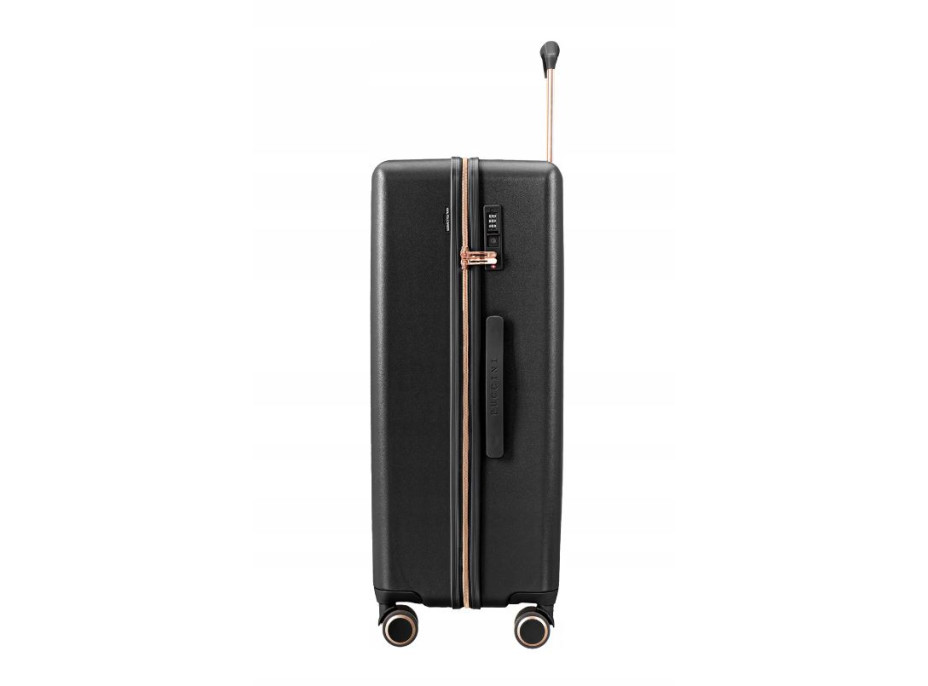 Moderné cestovné kufre MALIBU - čierne