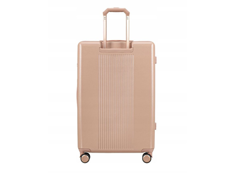 Moderné cestovné kufre MALIBU - ružové