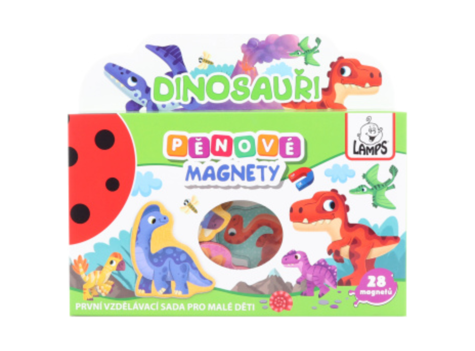 Penové magnety Dinosaury