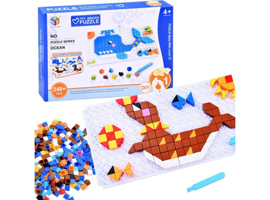 Farebná mozaika 4v1 Oceán