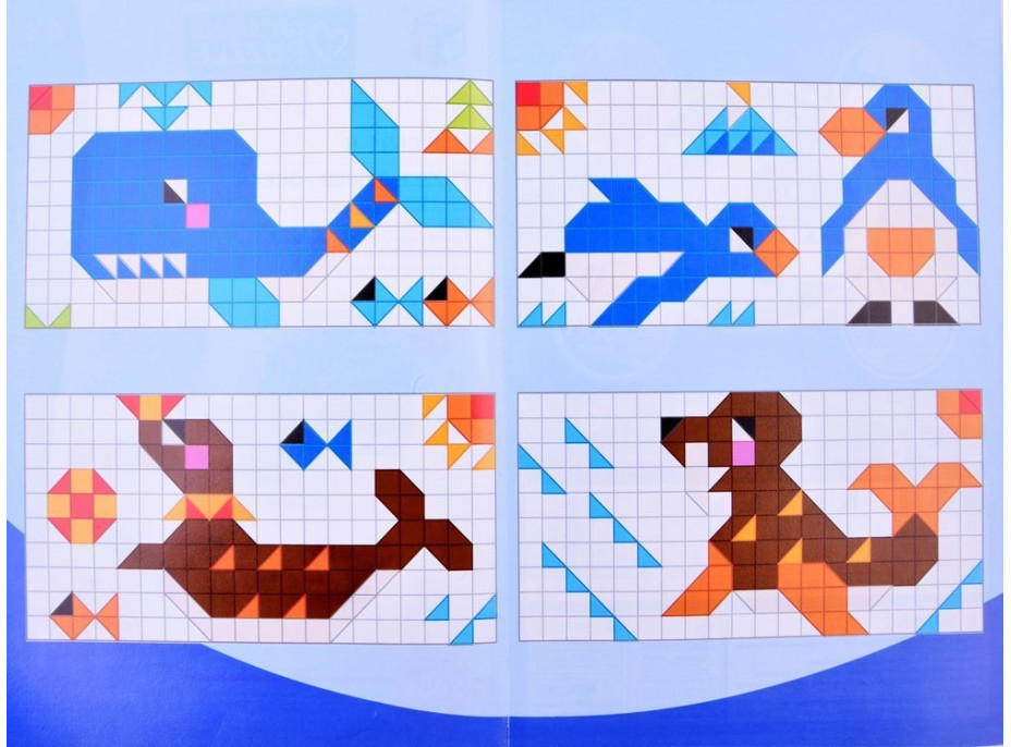 Farebná mozaika 4v1 Oceán