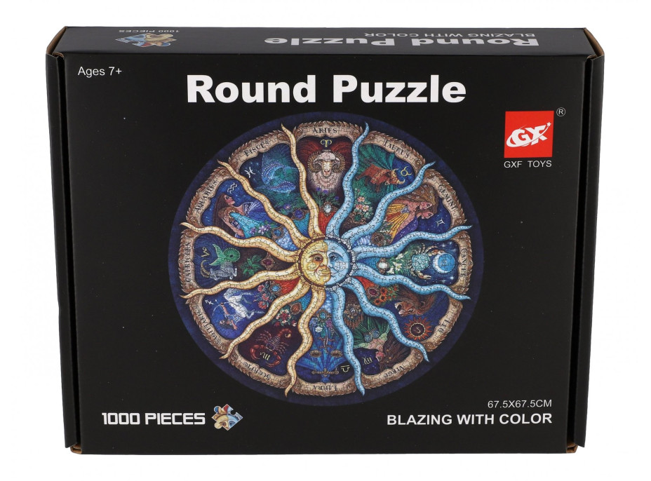 Okrúhle puzzle Znamenie zverokruhu 1000 dielikov