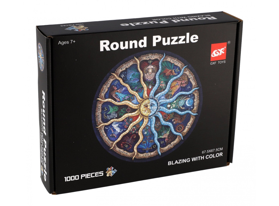 Okrúhle puzzle Znamenie zverokruhu 1000 dielikov