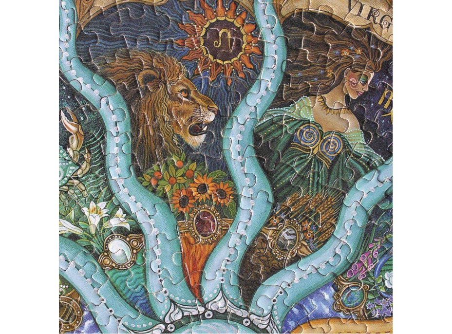 Okrúhle puzzle Znamenie zverokruhu 1000 dielikov