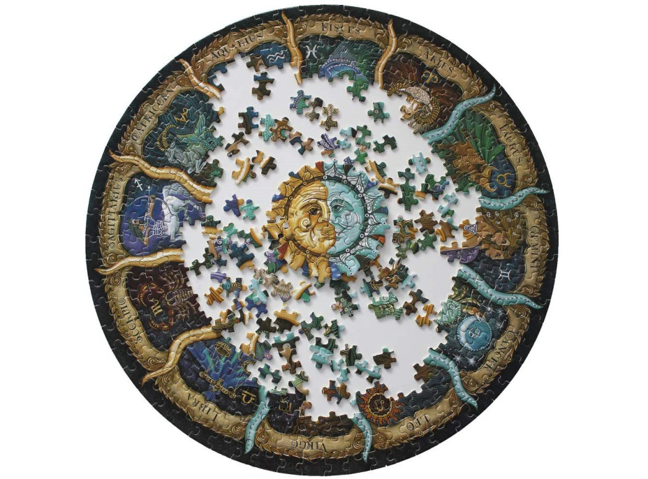 Okrúhle puzzle Znamenie zverokruhu 1000 dielikov