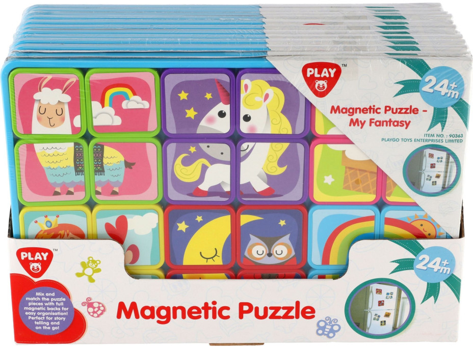 Magnetické puzzle Moja fantázia 6x4 dieliky