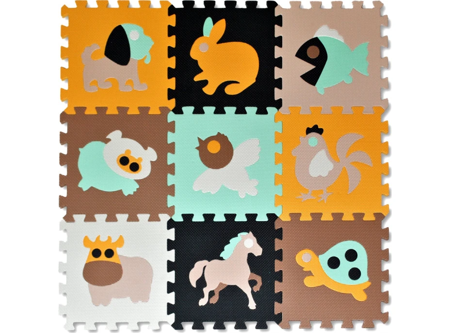 Penové puzzle Zvieratká (28x28)
