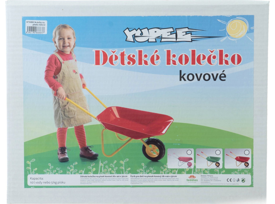 Plechové koliesko Yupee zelené