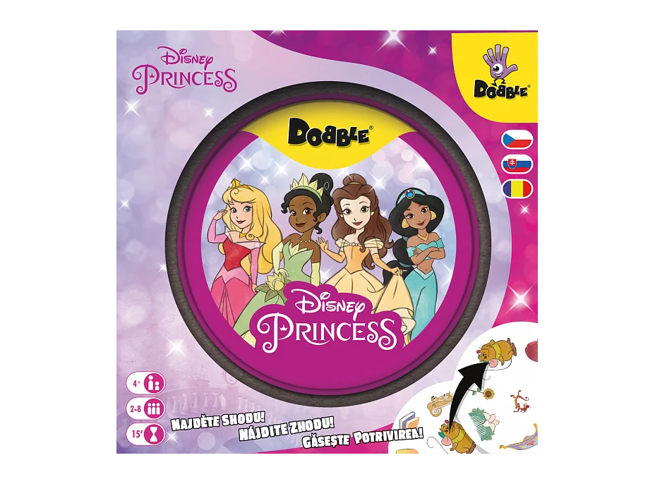 BLACKFIRE Dobble Disney Princezné