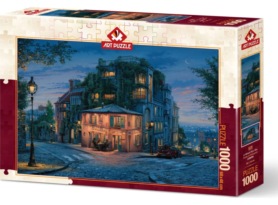 ART PUZZLE Puzzle La Maison Rose - Ružový dom 1000 dielikov