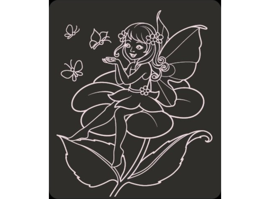 AKSJOMAT Vyškrabávacie obrázky: Lesné víly