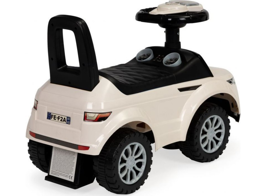 ECOTOYS Odrážadlo Auto s melódiami bielej