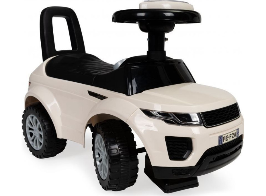 ECOTOYS Odrážadlo Auto s melódiami bielej