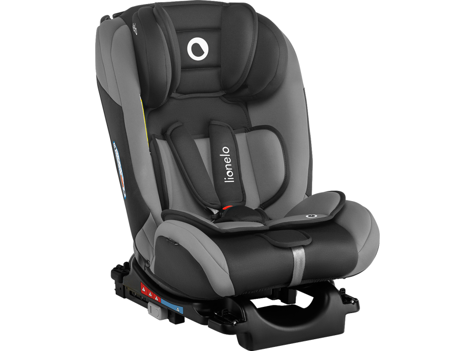 LIONELO Autosedačka Sander Isofix 0-36 kg Grey
