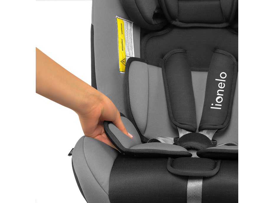LIONELO Autosedačka Sander Isofix 0-36 kg Grey