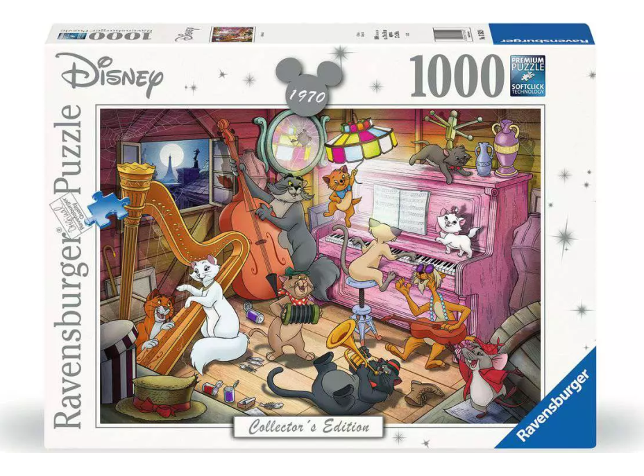 RAVENSBURGER Puzzle Disney: Aristokočky 1000 dielikov