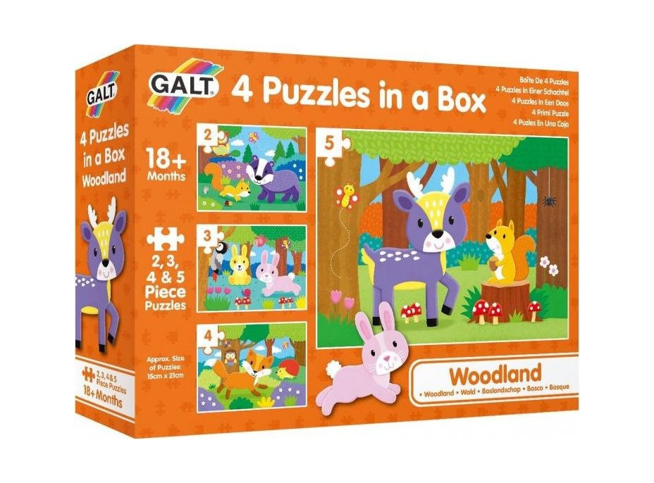 GALT Puzzle V lese 4v1 (2,3,4,5 dielikov)